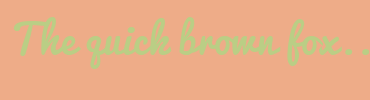 Image with Font Color BACE85 and Background Color EEAC88